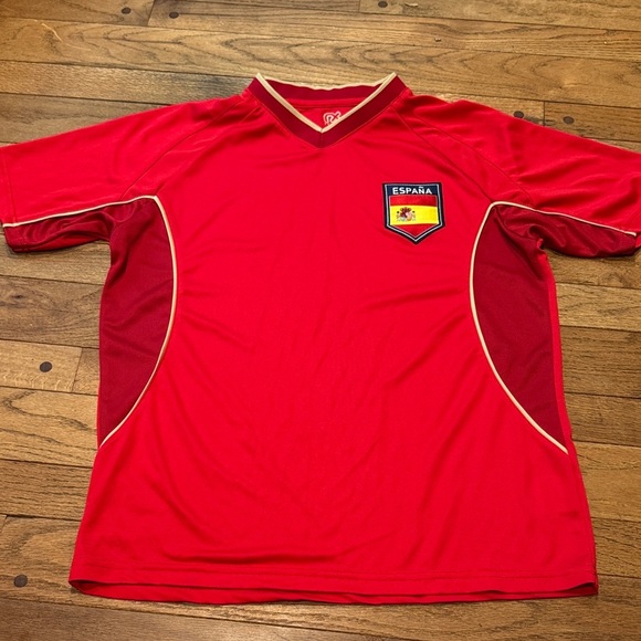 Red España Futbol Soccer Jersey Sz S - Picture 1 of 2
